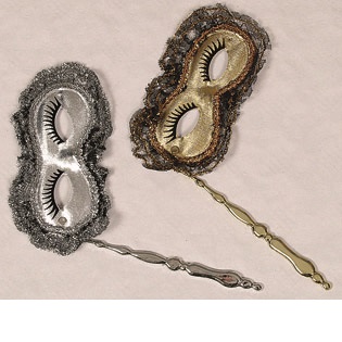 46040 Augenmaske 25 gold- 26 silber