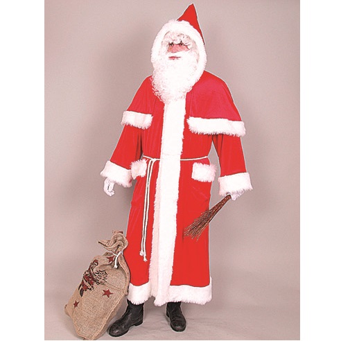 21302.00 Weihnachtsmannmantel m. Pellerine Samt-94breit