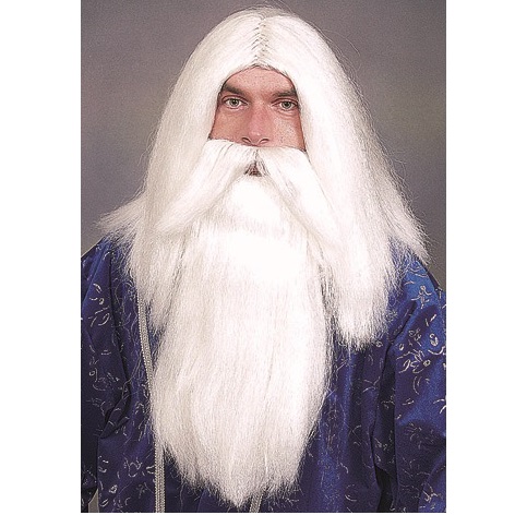 30383.00 Zauberer Perücke u Bart